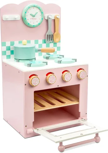 Miniatura 2 de Le Toy Van - Juego colorido de horno y placa de madera para hornear de miel Juego de juguetes de cocina de juego de simulación de madera