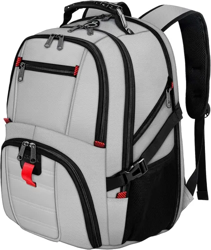 Miniatura 11 de YOREPEK - Mochila de viaje extra grande de 13.2 galones para laptop, resistente al agua, aprobada por aerolíneas, puerto de carga USB, para laptops
