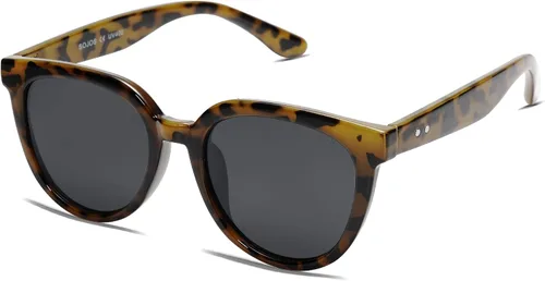 Miniatura 3 de SOJOS Gafas de sol redondas polarizadas para mujer, estilo moderno, protección UV, lentes de sol SJ2175, Varios