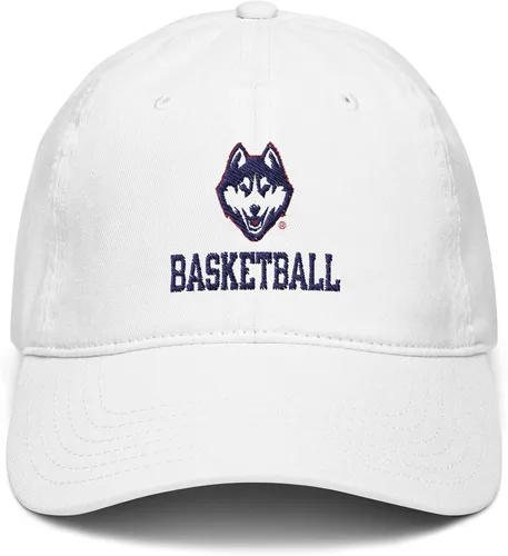 Miniatura 2 de Elite Authentics Connecticut Huskies - Gorra de béisbol ajustable con licencia oficial, Blanco