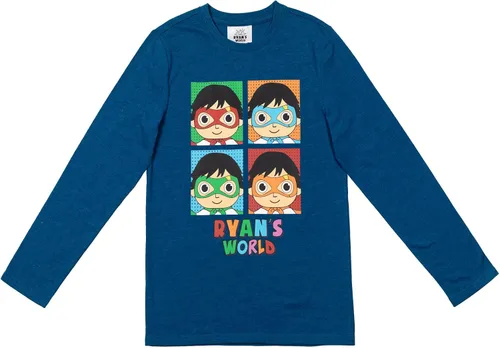 Miniatura 4 de RYAN'S WORLD Paquete de 2 camisetas Red Titan para niños pequeños y grandes