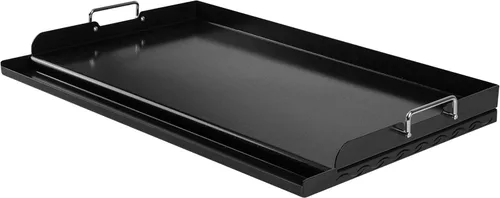 Miniatura 10 de Skyflame Plancha Universal de Acero Inoxidable con Placa Plana Superior con Refuerzo de Calentamiento Uniforme para Parrillas de Carbón/Gas BBQ