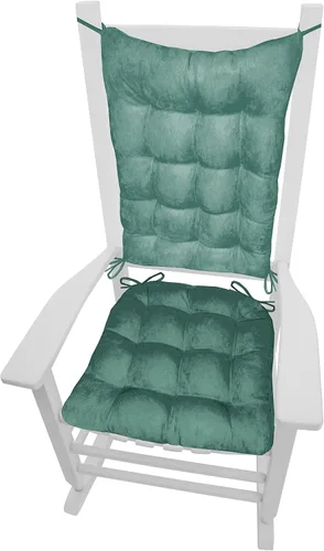Miniatura 14 de Barnett Home Decor Cojines de microgamuza para mecedora, relleno de espuma de látex, cojín para el respaldo y el respaldo, gamuza vegana
