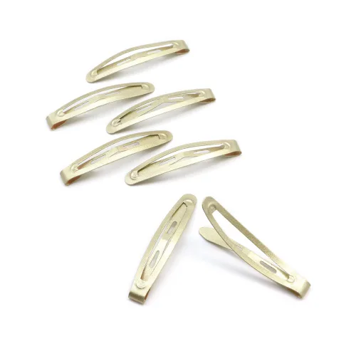 Miniatura 6 de 20 pinzas para el cabello de 1.8 in/1.77 pulgadas, accesorios para el cabello fino para mujeres (rubio)