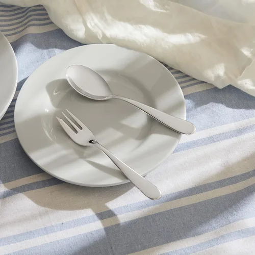 Miniatura 5 de Alessi Nuovo Milano 5180/4 - Juego de cucharas de postre de diseño, acero inoxidable, 6 piezas