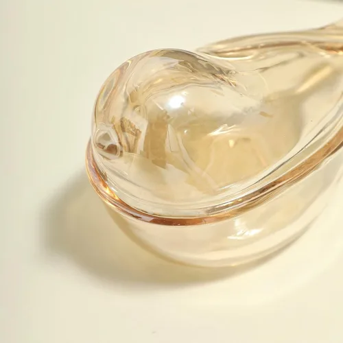 Miniatura 5 de Yooloks Pequeño organizador de joyero, organizador de aretes en forma de pájaro, cajas de cristal para baratijas decorativas con tapa para niñas