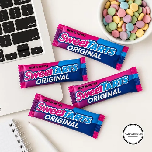 Miniatura 5 de CandyKrave Sweet Original Tarts - Caramelos masticables – Paquete a granel de 1 libra – Combinación clásica de sabor dulce y picante – Perfecto