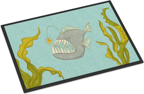 Miniatura 21 de Caroline's Treasures BB8537MAT - Felpudo de delfín bajo el agua de 18 x 27 pulgadas, tapete para puerta delantera interior y exterior, para entrada