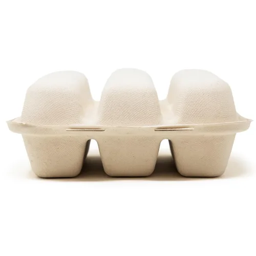 Miniatura 4 de World Centric - TO-SC-T3 Contenedores 100% compostables para llevar, hechos de fibra vegetal sin blanquear, contenedores de 3 compartimentos