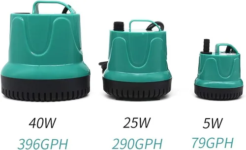 Miniatura 4 de Upettools Bomba de agua sumergible, bomba de agua multifuncional de circulación ultra silenciosa con mango para estanque, acuario, hidroponía