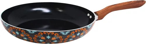 Miniatura 9 de IMUSA Juego de utensilios de cocina de cerámica antiadherente de 4 piezas de 8 pulgadas/10 pulgadas con asas suaves al tacto, aluminio, negro