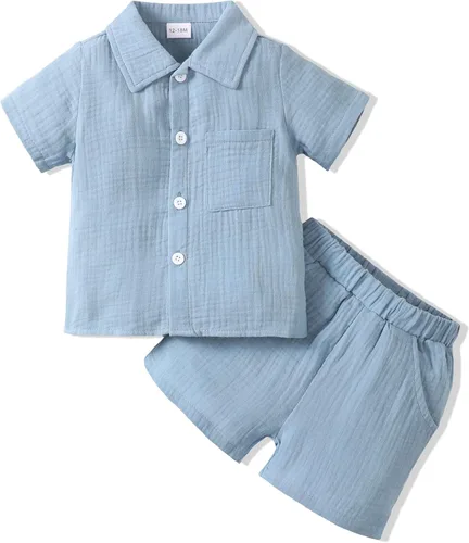 Conjunto de ropa de verano para bebé y niño, camiseta de manga corta de algodón, pantalones cortos de dinosaurios, conjunto de ropa para niño