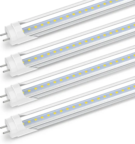 Miniatura 16 de Romwish Tubo de luz LED T8 de 36 pulgadas, 14 W (equivalente a 30 W), 1600 LM, luz diurna de 5000 K, tipo A+B Plug & Play o derivación de lastre, 3ft