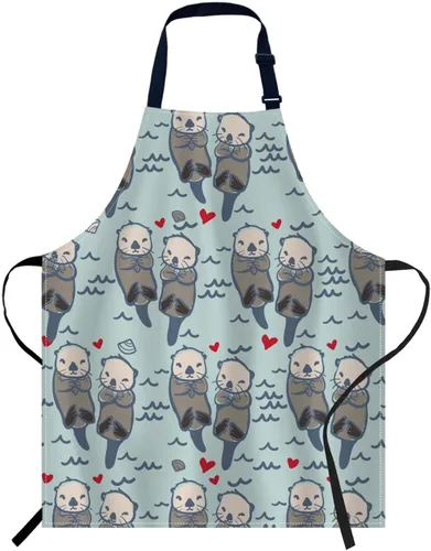 Miniatura 16 de oFloral Delantal de teoría de la ciencia de la biología unisex ajustable, delantal para cocinar, cocinero, mujeres y hombres, delantales para cocina