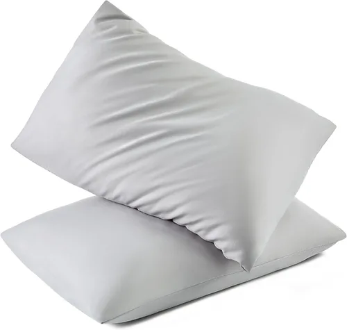 Miniatura 16 de TILLYOU Paquete de 2 fundas de almohada para niños pequeños con cierre de sobre, microfibra suave y sedosa de 13 x 18 pulgadas, fundas de almohada