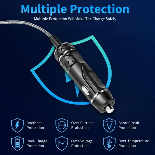 Miniatura 5 de Cargador de 56 W 14 V GB150 Cargador de batería de arranque compatible con GB70 GB150 GB250+ GB251+ GB500 GB500+ Genius Boost UltraSafe Portable