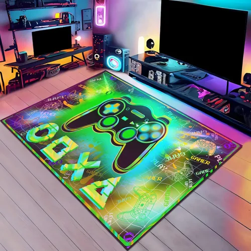 Miniatura 13 de Alfombras para decoración de habitación de niños, alfombra de mariposa para adolescentes y niñas, alfombra antideslizante para dormitorio y sala