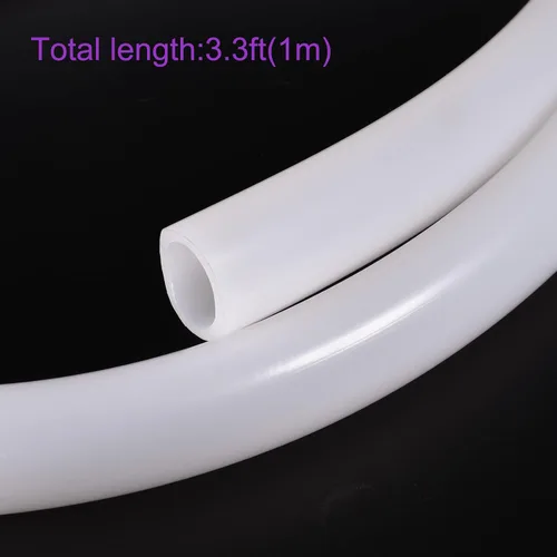 Miniatura 4 de DMiotech 7/8 "(22mm) ID 1 "(26mm) OD 3.3 pies tubo de silicona translúcido industrial tubo de silicona para bomba de aire de agua