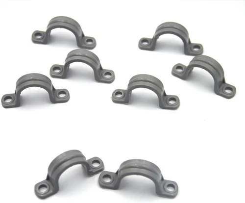 Miniatura 5 de ISPINNER 12 correas de tubo de PVC de 3/4 pulgadas, correa de conducto de plástico de 2 agujeros para tuberías de PVC, conductos y cables