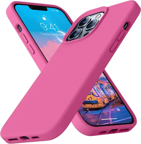 Miniatura 33 de Funda compatible con iPhone 13 de 6.1 pulgadas, de silicona líquida premium [forro de microfibra suave antiarañazos], goma de gel, protección Uva