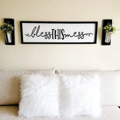 Miniatura 8 de Plantillas de palabras para pintar en madera, lienzo, tela, reutilizables, plantillas de bienvenida para granja, plantillas de arte inspiradoras