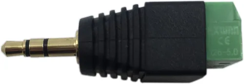 Miniatura 7 de CERRXIAN 0.138 in 3 polos audio estéreo vídeo macho a 3 tornillos hembra doble pista reemplazo auricular adaptador convertidor Balum sin soldadura