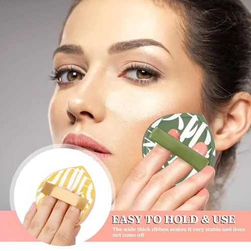 Miniatura 7 de 4 esponjas de maquillaje coreanas, suave en forma de lágrima, cojín cosmético, esponja de base para corrector, líquido, crema y polvo (tamaño grande)