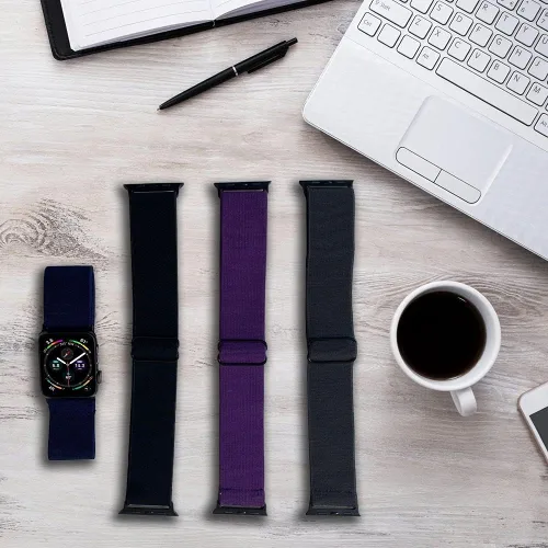 Miniatura 7 de IFCASE Correa elástica para Apple Watch de 49/46/45/1.732 in, 42/41/1.575 in, iWatch Series Ultra 11 10 9 8 7 6 5 4 SE, correa deportiva unisex