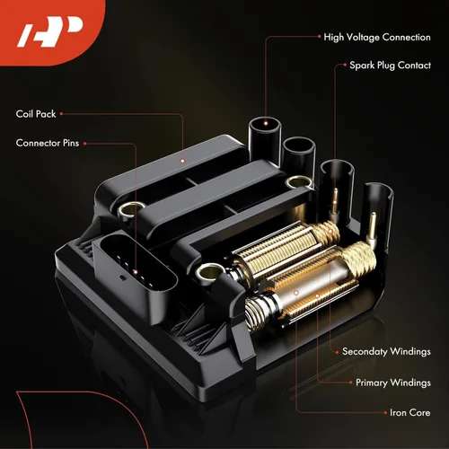 Miniatura 4 de Paquete de bobina de encendido del motor A-Premium compatible con Nissan Frontier Xterra 1999-2004 Pathfinder 1997-2000 Quest Villager 1999-2002 V6