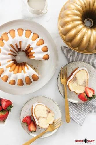 Miniatura 3 de Nordic Ware Elegant Party Bundt - Molde para pan