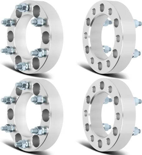 Miniatura 22 de SCITOO 4 espaciadores de rueda de 1 pulgada, 4 lengüetas de 0.157 x 3.937 in a 0.157 x 3.937 in, pernos de 0.472 x 0.059 in, compatibles