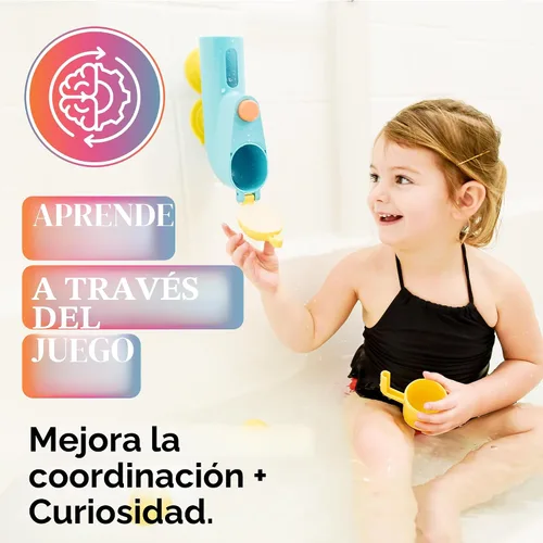 Miniatura 4 de Juguetes de Baño Submarino Fill N' Splash - Juguetes de Baño para Niños de 1-3-4-5 Años - Juguetes de Bañera para Niños y Niñas - Juguetes de Baño
