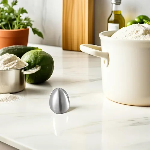 Miniatura 4 de Recipientes dispensadores para alimentos en polvo azucarero tarro de sal salero condimento ollas agitador de acero inoxidable botella