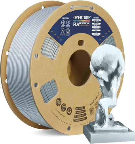 Miniatura 36 de Overture PLA Plus (PLA+) Filamento de 1/16 pulgadas, dureza mejorada con rollo PLA, con superficie de construcción 3D de 7.87 × 7.87 pulgadas, PLA