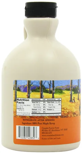 Miniatura 7 de Coombs Family Farms Jarabe de arce, grado A, color oscuro, sabor robusto, 32 onzas líquidas (paquete de 1)