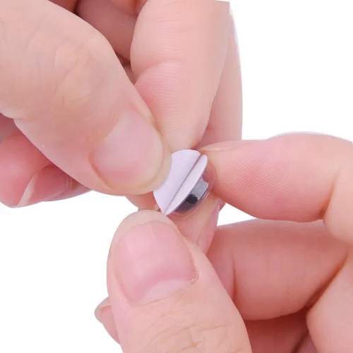 Miniatura 3 de KUUQA 700 piezas mixtas de ojos Google, ojos Google, autoadhesivos, manualidades, álbumes de recortes (tamaños surtidos)