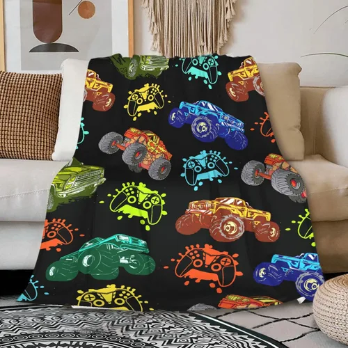 Miniatura 14 de PANDASBLANKET Manta personalizada con nombre para niños, adultos, mascotas, camión de bomberos, automóvil, manta personalizada para cumpleaños
