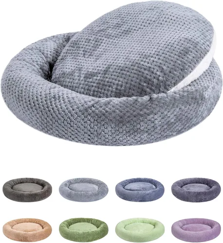 Miniatura 23 de WONDER MIRACLE Fuzzy - Camas de lujo para mascotas, camas súper afelpadas para perros o gatos, ideal para jaulas de perros, apta para lavar a L-uva