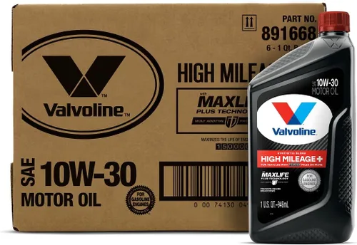 Miniatura 11 de Valvoline - Aceite de motor de mezcla sintética SAE 10W-40 de alto millaje, con MaxLife Technology, 5 cuartos de galón