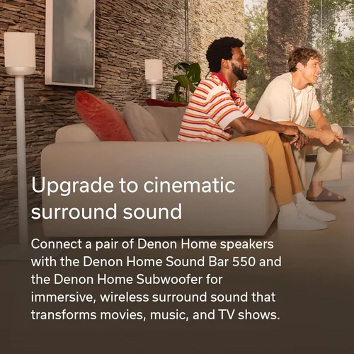 Miniatura 6 de Denon Home 200 Altavoz, altavoz inalámbrico con estéreo y música Dolby Atmos 3D, dispositivo de audio para el hogar, control de música HEOS