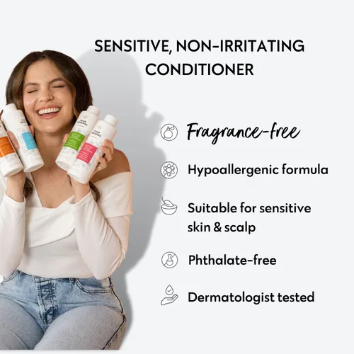 Miniatura 3 de No nothing Acondicionador de color para cabello teñido – Acondicionador hidratante seguro para el color – Sin fragancia, hipoalergénico