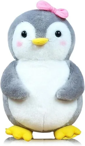 Miniatura 7 de Pingüino de peluche de animales del océano, juguetes de muñecas, decoraciones de regalos para niños y niñas, 10 pulgadas (azul)
