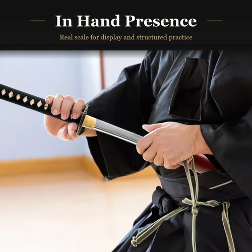 Miniatura 3 de Handmade Sword - Espada Katana Samurai funcional, acero al carbono 1045, templado con calor forjado a mano, espiga completa, afilada, rueda imperio
