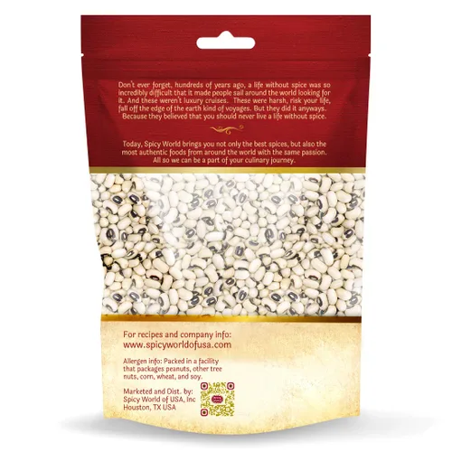 Miniatura 2 de Spicy World Black Eyed Peas Cowpeas Bag - Proteína Rica, cultivada en Estados Unidos, 4 libras (64 onzas)