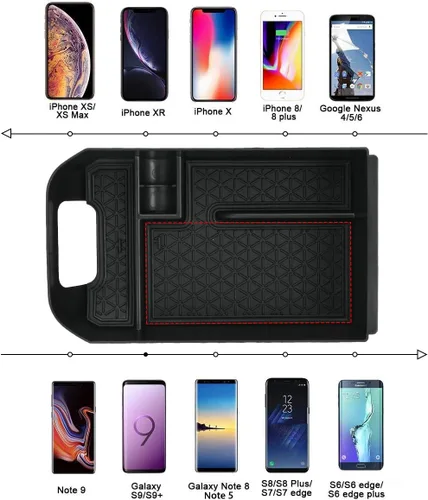 Miniatura 8 de D-Lumina Organizador de consola central RAV-4 - Compatible con Toyota RAV4 2019 2020 2021 2022 2023 2024 2025 - Bandeja de almacenamiento secundaria