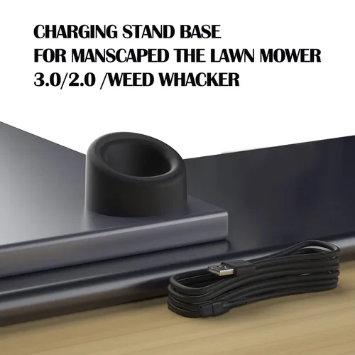 Miniatura 6 de Cargador de repuesto para cargador MANSCAPED 2.0/3.0 con cable de alimentación de 1.5M, base de soporte de carga inalámbrica para cortadora