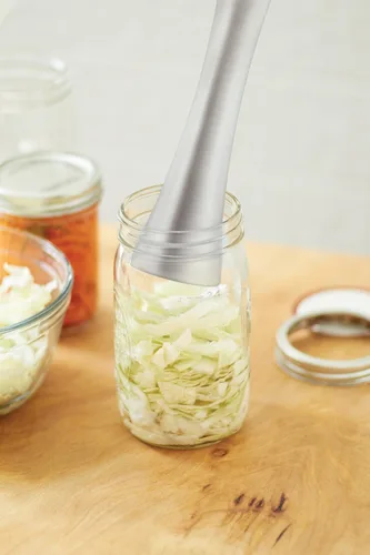 Miniatura 5 de Farm to Table Tamper de acero inoxidable/chucrut/Kimchee Pounder Tamper, 10