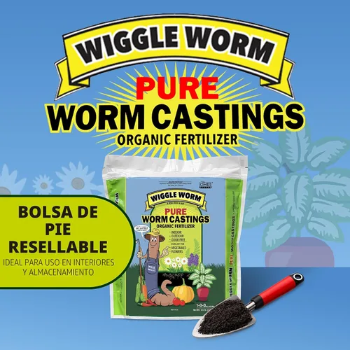 Miniatura 8 de Wiggle Worm Soil Builder - Humus de lombriz orgánico, 4.5 lb