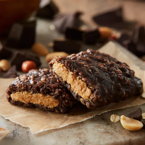 Miniatura 4 de CLIF Barra de mantequilla de nuez – Mantequilla de maní de chocolate – Barras energéticas rellenas – Sin OMG – USDA Orgánico – A base de plantas