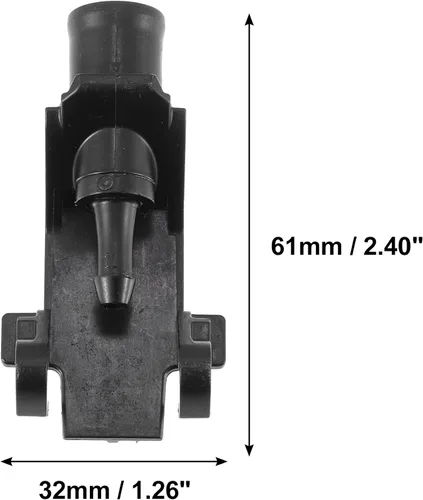 Miniatura 6 de ACROPIX Boquilla de limpiaparabrisas delantero para Honda Pilot, 2 unidades, color negro